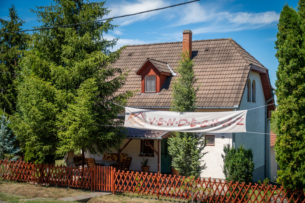 Mazsola vendégház kívülről